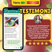 Gambar [ Untuk Kolesterol ] Tiens Grape Extract Capsules Original Alami isi 60 Kapsul (Segel) Bpom Halal Mengandung Ekstrak Biji Anggur untuk Menjaga Kesehatan dan Meringankan Kolesterol - 30 Kapsul dari Rumah.sehatmu Kab. Bandung 2 Tokopedia