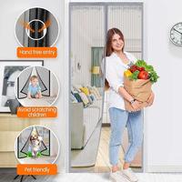 Gambar TaffHOME Tirai Pintu Anti Nyamuk Kelambu Magnetic Door - CNY-121 - Hitam - 100 x 210 cm dari Taffware Official Store Kota Administrasi Jakarta Barat 5 Tokopedia