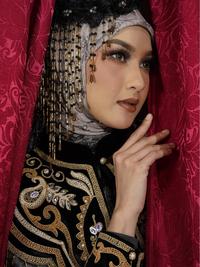 Gambar Alcavella - Zahara Sethijab Series | Baju Gamis Wanita Premium - MIDNIGHT, M dari Alcavella Kab. Bandung 5 Tokopedia