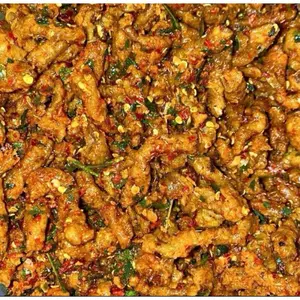 Keripik USUS AYAM Pedas Daun Jeruk 50gr Kripik usus