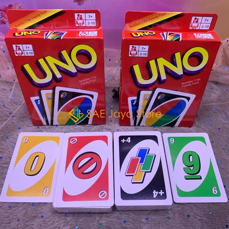KARTU UNO MAINAN ANAK DAN KELUARGA / UNO CARD GAMES / MAINAN KARTU KELUARGA / KARTU MAINAN KELUARGA / UNO GAME / MAINAN KARTU UNO 1