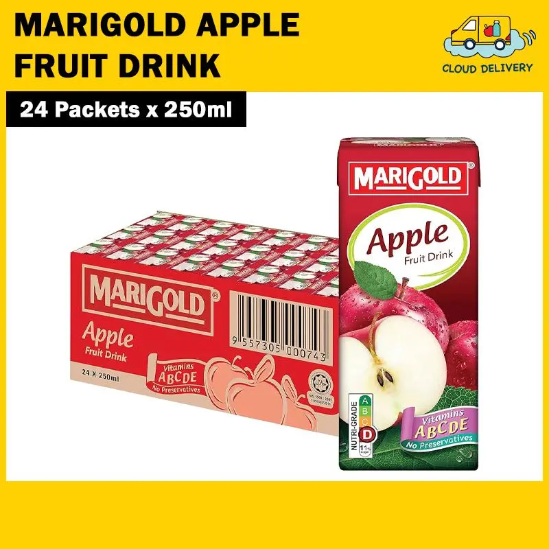 Marigold Fruit Drink (24 x 250ml) - Apple