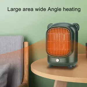 Space Heater Fast Quiet Heating Green Portable Mini Desktop Electric Heater for Office Dormitory Home