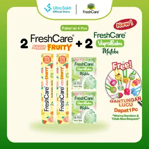 Paket 2 FC Vapobalm Matcha+2 FC Smash Fruity Free 1 Gantungan Karakter