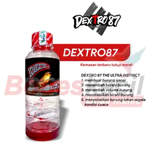 (1 PCS) Dextro 87 Vitamin Burung Pleci dan Sogon untuk Kesehatan (Harga per PCS)