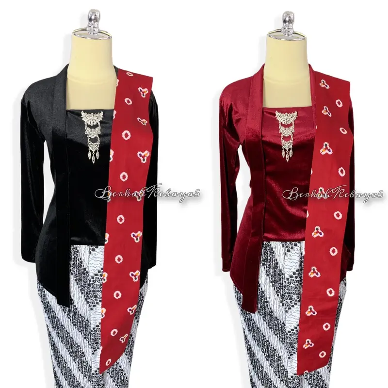 SETELAN KEBAYA BLUDRU KUTU BARU ADAT JAWA 0
