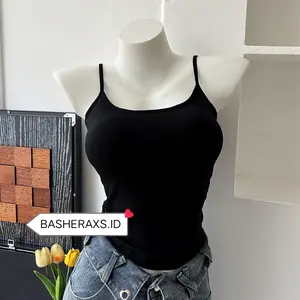 TENGTOP ( TANPA BUSA / TANPA BRA ) BAHAN SPANDEKS TALI KECIL
