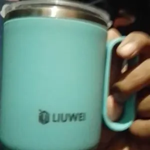 LIUWEI 400ML Gelas Stainless Gelas Kopi Teh Mug Coffee Gelas Minum Cangkir Anti Tumpah