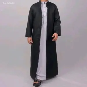 Jubah Luaran Pria Gamis Belah Outwear Busana Muslim Habaib Habib Keren Best Seller