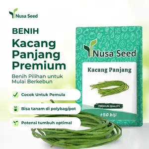 Benih Kacang Panjang Hitam F1 10g Produktif - Nusa Seed
