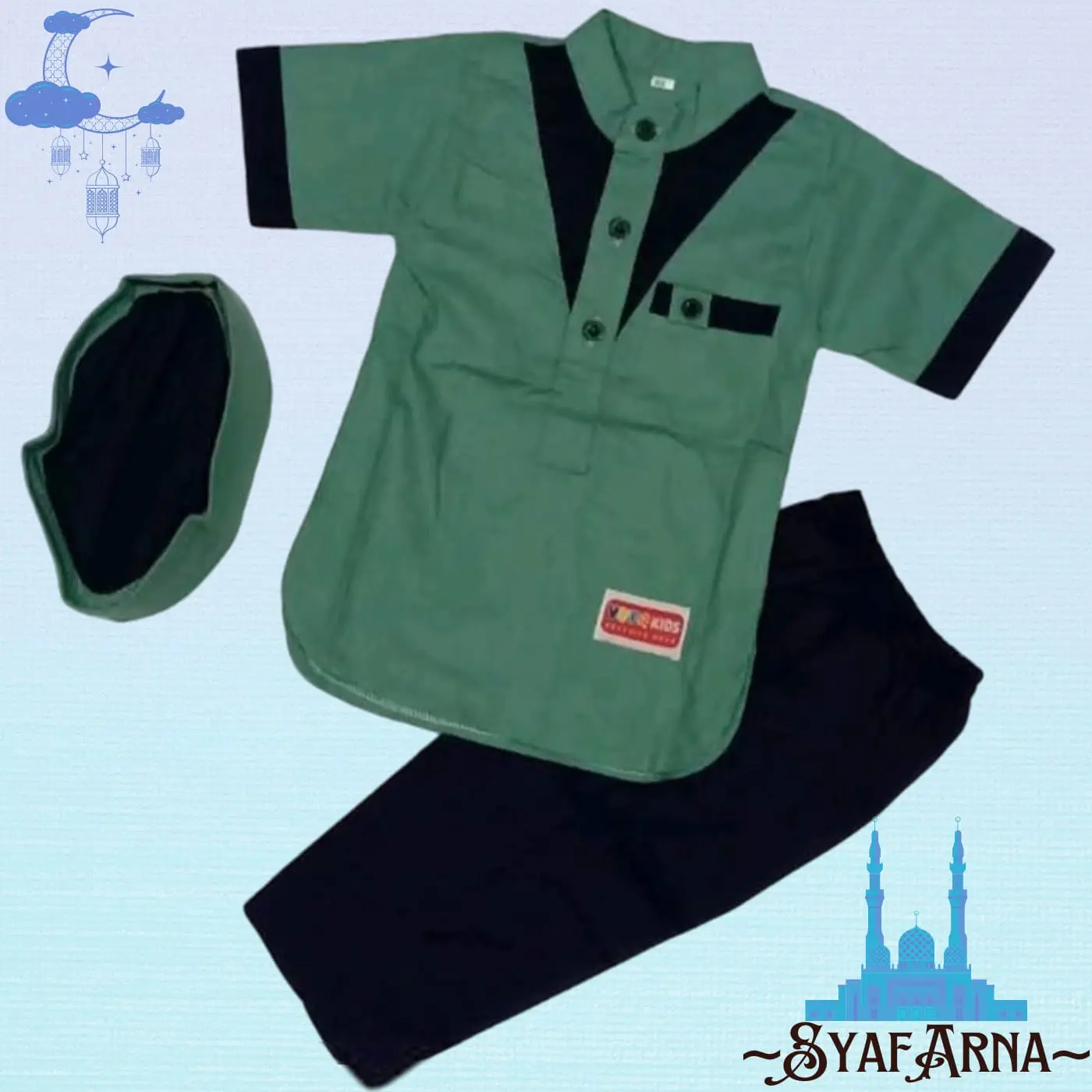 Baju Kurta Anak Laki-laki - Model Terbaru - Koko, Muslim ANAK 1-10 TAHUN