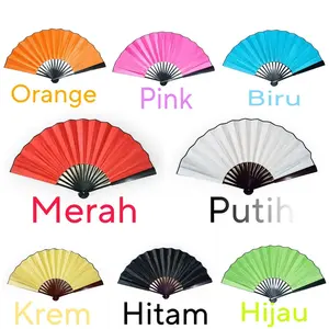 Kipas Kayu Polos Besar Kipas Tangan Kipas Lipat Kipas Kungfu Kipas Tari Diameter 60 cm
