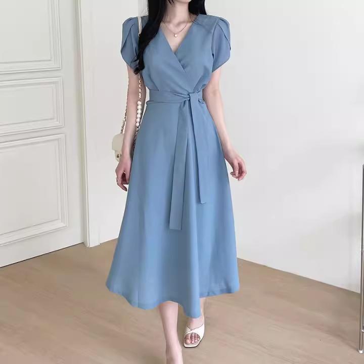 video, 25019 summer dusty blue midi dress for woman formal wedding guest off shoulde sexy fitted dress plus size video, 25019 summer dusty blue midi dress for woman formal wedding guest off shoulde sexy fitted dress plus size