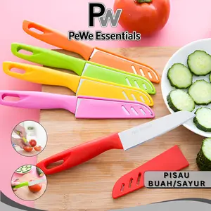 PW - Stainless Steel Pisau Dapur Untuk Sayur & Buah – Anti Karat & Nyaman Digunakan | Pisau Serbaguna