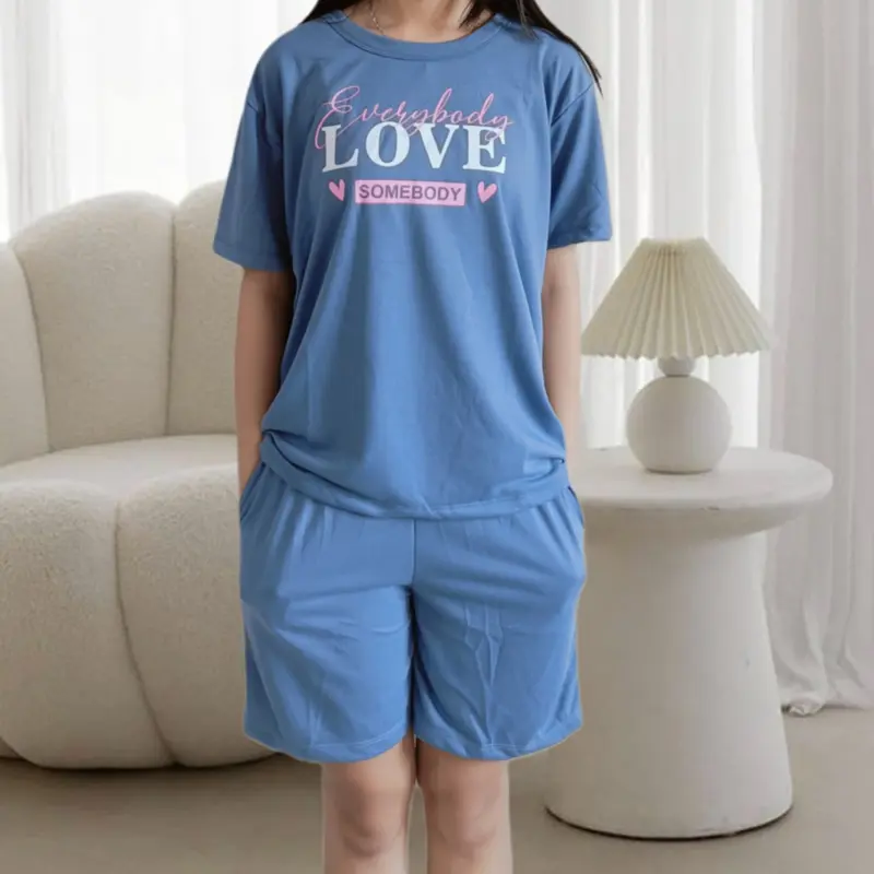 SETELAN PENDEK LD 110 WANITA BAHAN BABYTERRY 5
