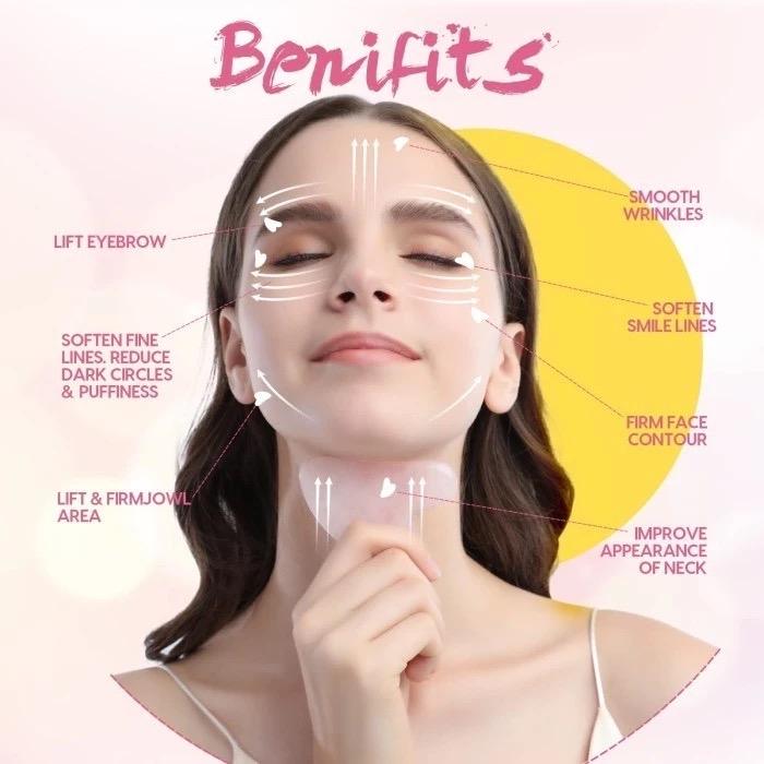 BeMean - Resin Guasha Beauty Gua Sha untuk Kecantikan Wajah - Pengencang, Terapi Wajah 7