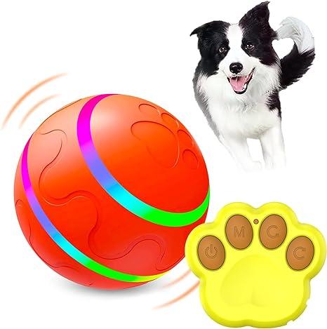 TikTok Shop 2024 New Upgrade Interactive Dog Ball Toy Auto Active Rolling Ball for Dogs Rechargeable Self Rolling Ball Dog Toy with 2 Modes Motion Activated Remote Control Dog Toys for Dogs Orange