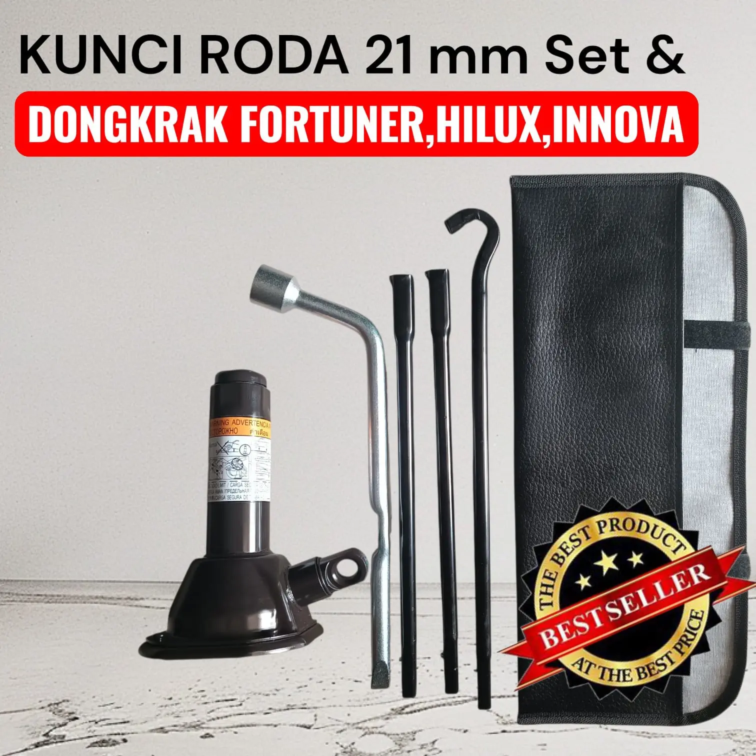 Kunci Roda Set ukuran 21 mm Fortuner,Hilux Car Dongkrak Perlengkapan