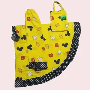 Mukena Anak Motif Karakter Lucu Muslim Baju Katun Panjang  Syari Setelan Lebaran