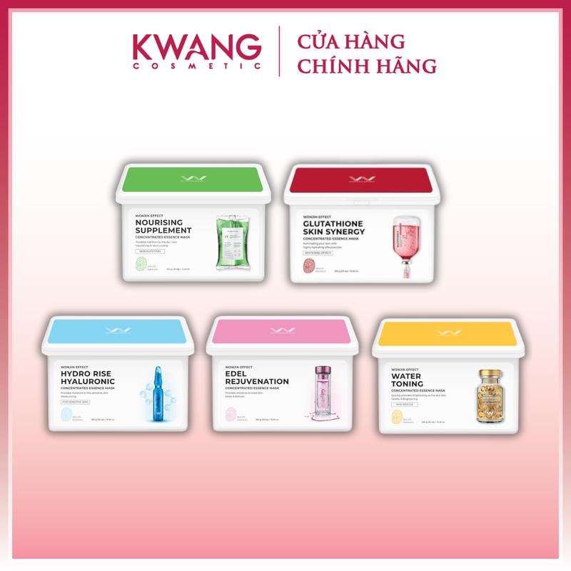   350g  Hộp 30 miếng Mặt nạ Wonjin Effect Hàn Quốc Chăm Sóc Da 
