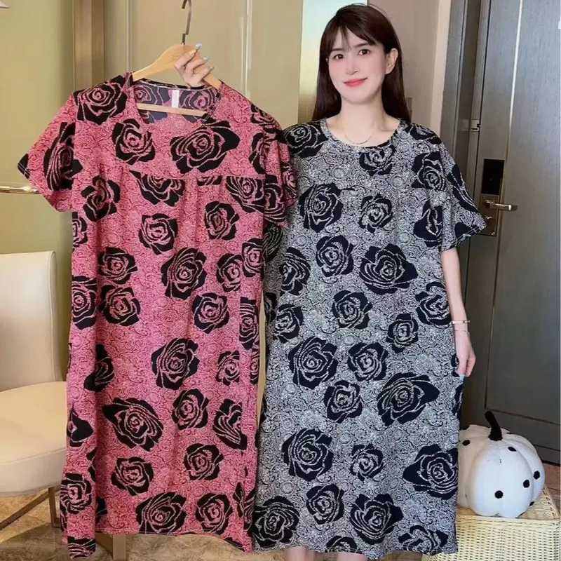 0001 Piyama Daster Bahan Katun Lembut dan Tidak Mudah Kusut Piyama Katun / piyama wanita / Baju Tidur Import / Baju Tidur Murah / Baju Tidur Import 7