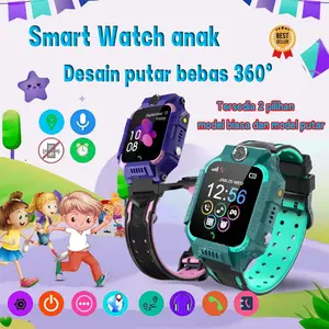 Smart Watch Anak 360° Putar Bebas Dengan Desain Dual-kamera 100% Asli