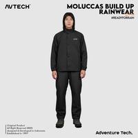 Gambar AVTECH - Jas Hujan Pria Wanita Raincoat Rainwear Mantel Outdoor Motor Waterproof Build Up - MOLUCCAS - Hitam, L dari Avtech Adventure Technology Kota Administrasi Jakarta Timur 4 Tokopedia