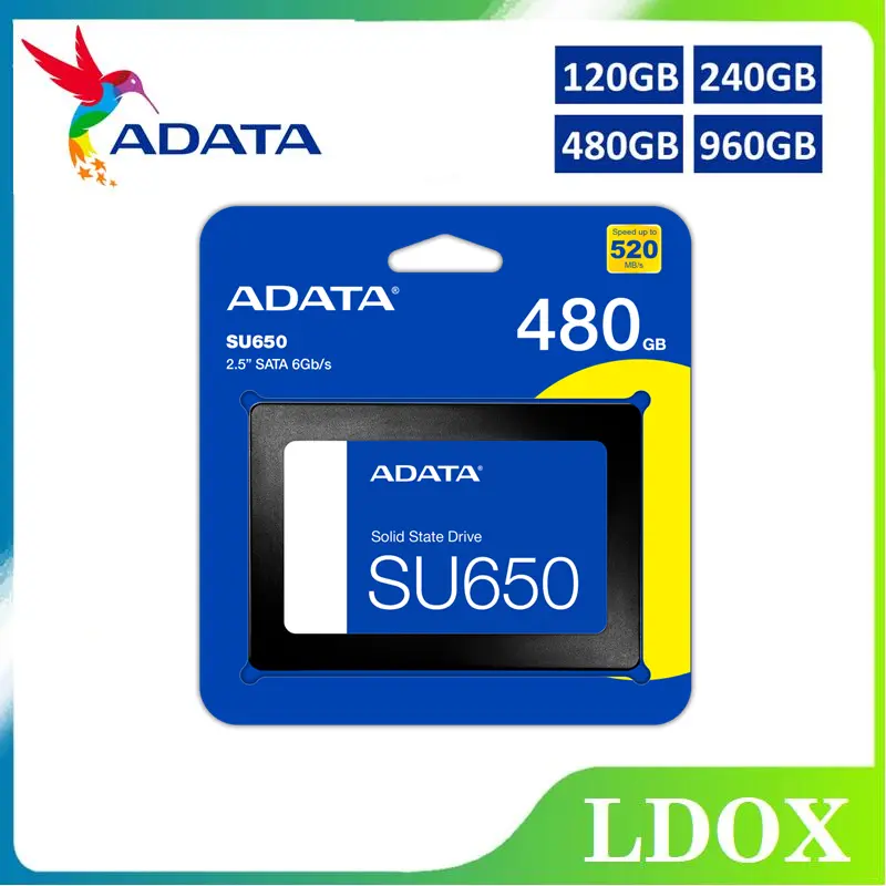 ADATA SSD SU650 120GB / 240GB / 480GB 2.5in INTERNAL SOLID STATE DRIVE Storage