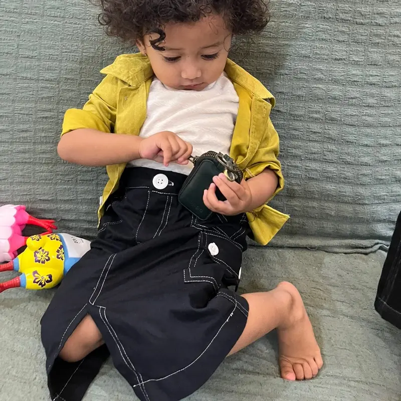 Keenanthi Rok Cargo Mezi List Kids / Rok Cargo List Anak Fashion 2