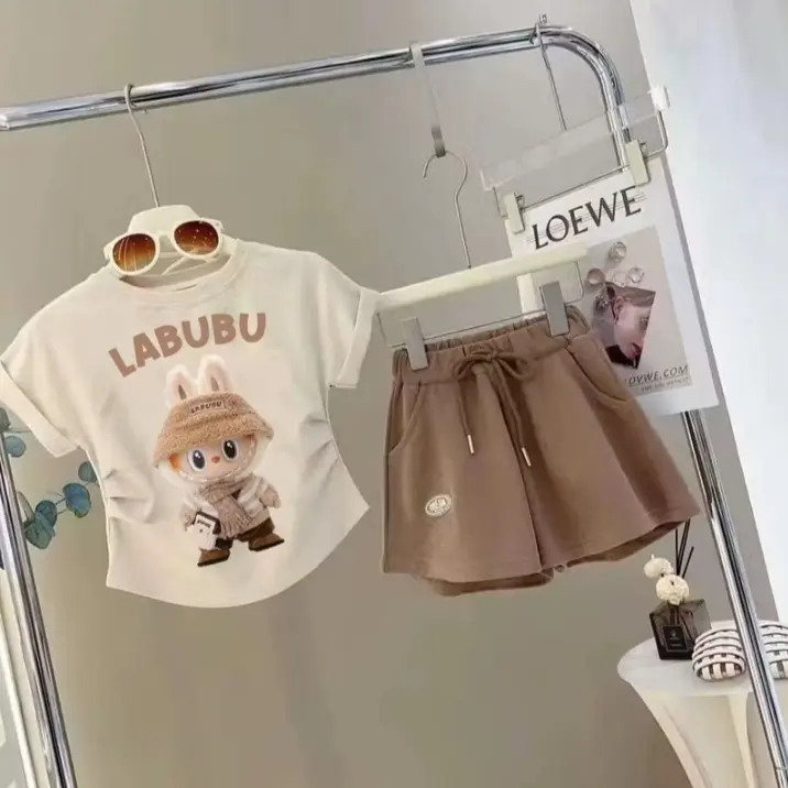 Setelan Anak Perempuan Karakter Labubu Terbaru Usia 1-6 Tahun - Fashion