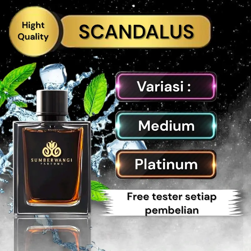 SCANDAL SECRET HQ [SCANDALUZ]. HALUS MANIS SOFT ELEGAN.PARFUM  PRIA DAN WANITA Wangi Terwangi 1