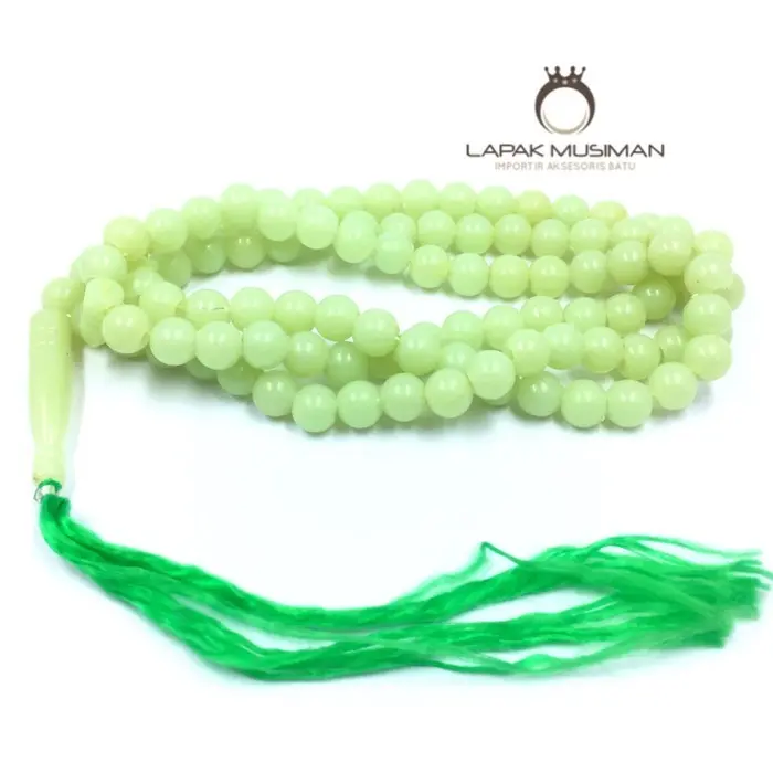 Tasbih Fosfor Nyala 99 Butir Ukuran 8mm