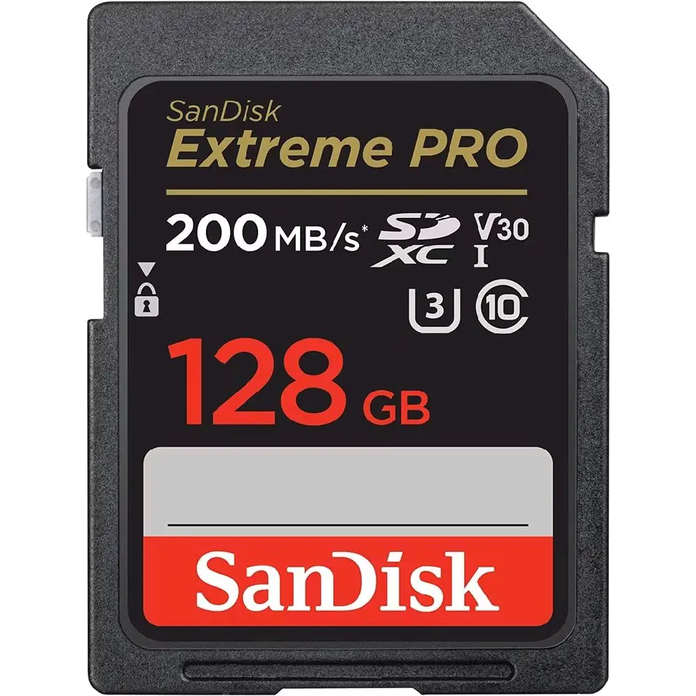 SANDISK EXTREME PRO SDXC SD CARD 128GB 200MBPS - Original Resmi