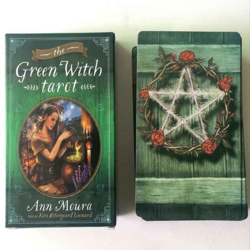 Product Introduction of 78Pcs The Green Witch Tarot Cards Deck Oracle English Visions Divination Edition Borad Playing Games 14