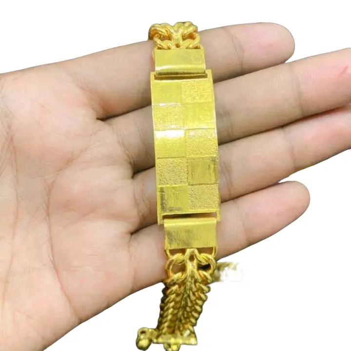 Gelang Plat Catur Jumbo Lapis Kristal - Model Terbaru 0