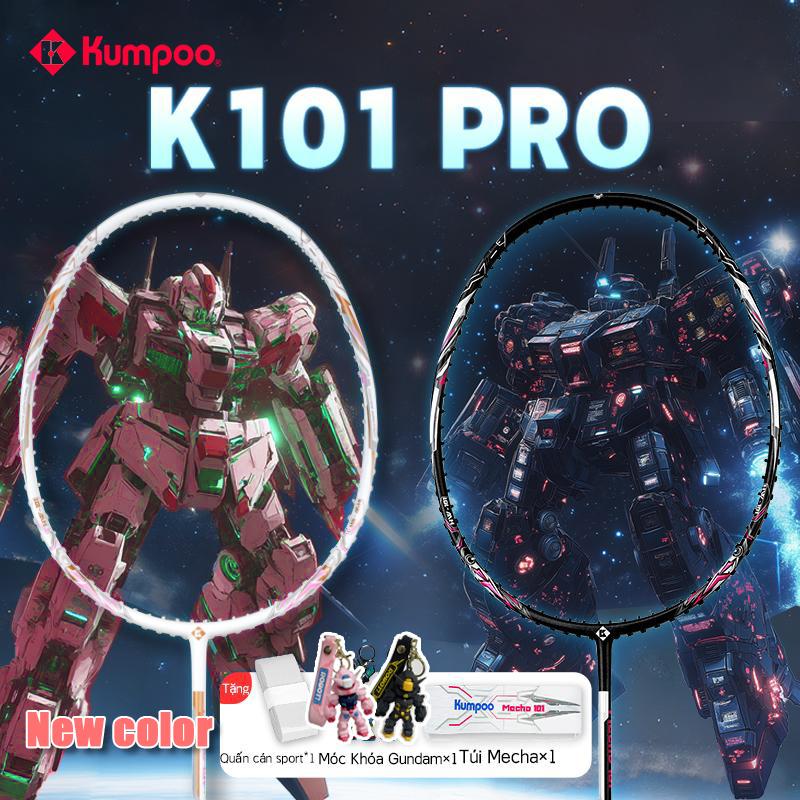 [New Color] Vợt Cầu Lông Kumpoo K101 Gundam Pro Phiên Bản Nâng Cấp, Đồng Thương Hiệu Mecha, Sợi Carbon Hoàn Toàn, Thích Hợp Cho Người Mới Bắt Đầu, Tập Luyện Tấn Công Và Thi Đấu, [Quà Tặng Miễn Phí] 1 Túi Mecha, 1 Móc Chìa Khóa Mecha, 1 cuốn cán vợt Sport