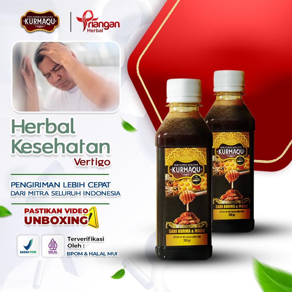 KURMAQU herbal vertigo sakit kepala ekstrak sari kurma Isi 350 g