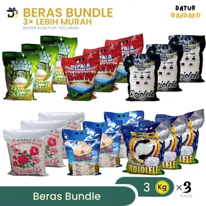 Bundle Beras 1 kg Lebih Murah 3kg Kualitas Terjamin Paket Hemat Food Rice Super Premium