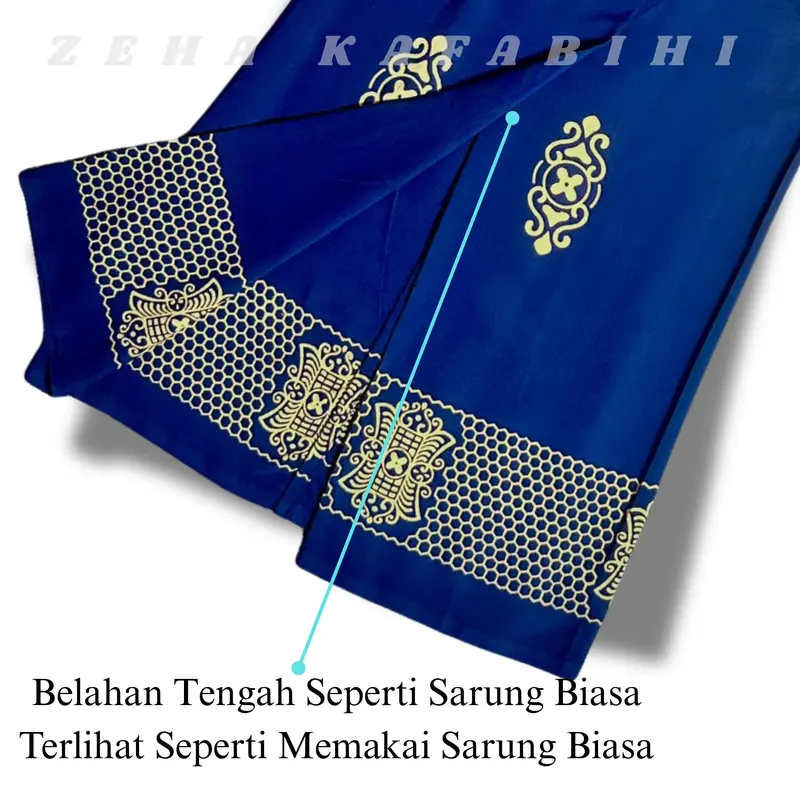 ZEHA - Sarung Instan Anak Laki Laki Usia 2 - 12 Tahun - Setelan Koko  Sarung Instan  Bahan Rayon Katun Poli Karet Pinggang Melingkar Nyaman di pakai 2