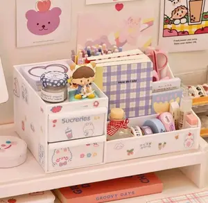 (PS) RAK KOSMETIK  2 LACI FREE STIKER - Makeup Storage / 2 Laci Mini / Kosmetik Serbaguna tempat  skincare