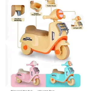 Motor Anak Vespa Balance Bike Mainan Anak Dorong F109