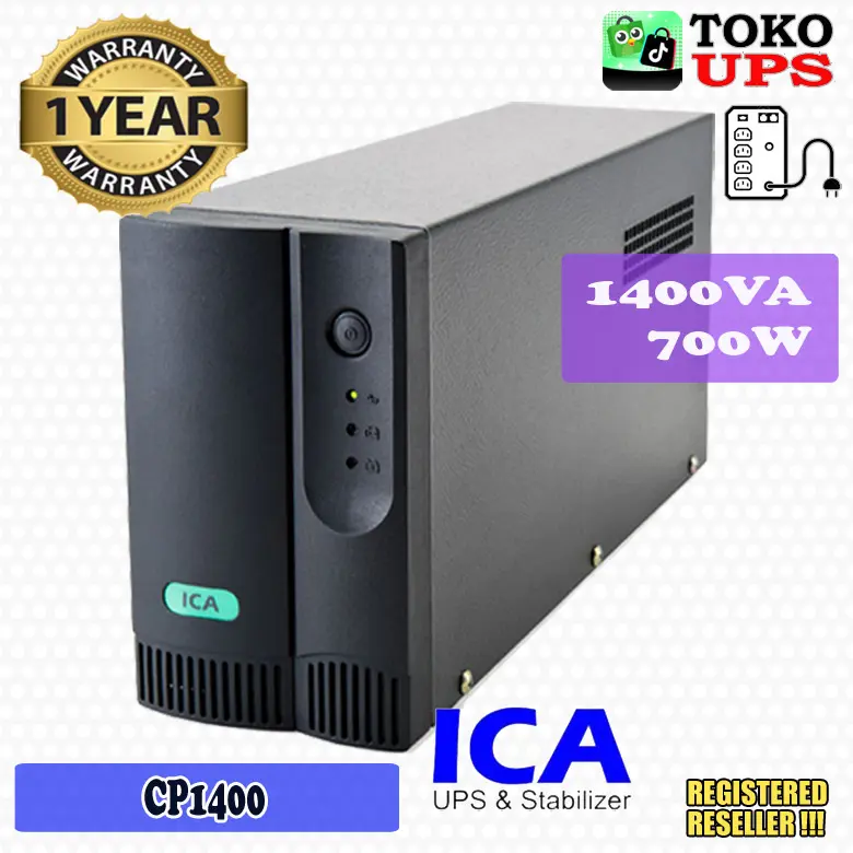 UPS ICA CP1400 1400VA 700W Garansi 1 Tahun