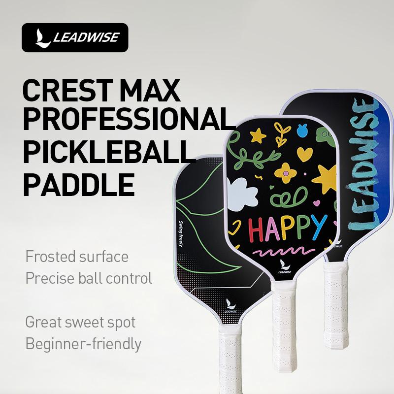 Vợt pickleball/tennis Crest Max chuyên nghiệp, nhẹ, thân thiện với trẻ em và…