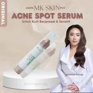 [READY] MK SKIN ACNE SPOT SERUM KANDUNGA SALICYLIC ACID,SEBACIC ACIN,NIACINAMIDE YANG MEMBANTU MENYEMBUKAN JERAWAT,MEMPECEPAT PENGERINGAN JERAWAT,MENGONTROL MINYA BERLEBIH.