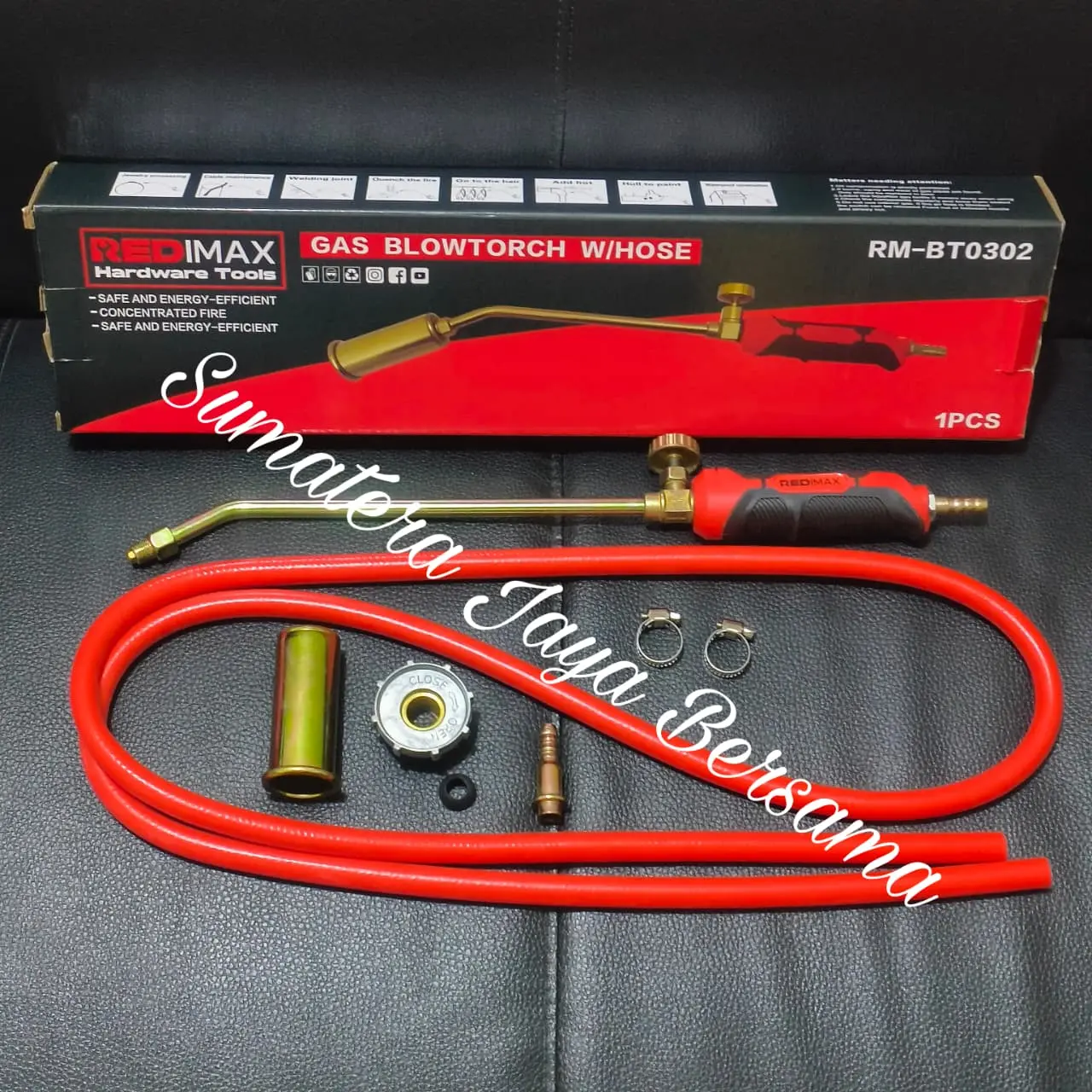 Alat bakar kulit bulu pemanas Panjang 40cm 1 kepala / mata LPG gas Heating blow torch