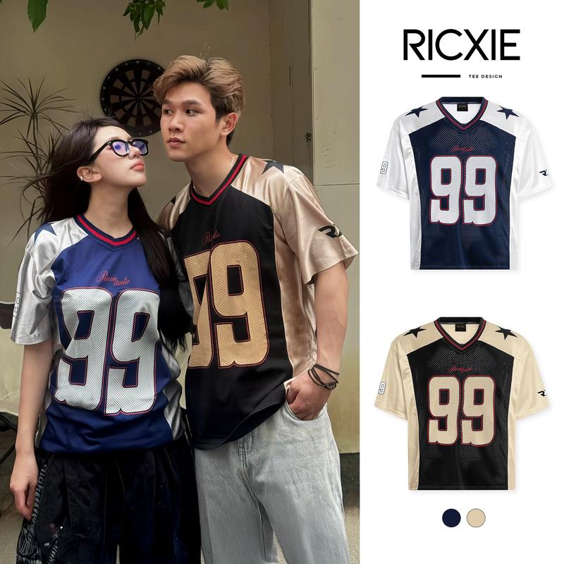 Áo Lưới Thể Thao Jersey Ricxie Số 99 - Top Sport Áo Unisex Nam Nữ áo jersey basketball