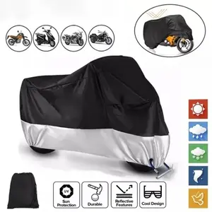 Sarung motor cover tutup freego Tahan Hujan dan Debu Penyangga kunci ban sepeda motor Racing Motorcycle