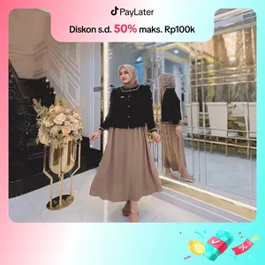 Gwenza - Belinda Setelan Rok Katun - Muslim Wanita