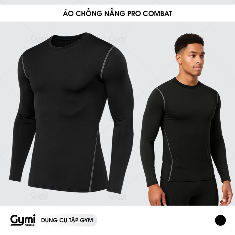 Áo Giữ Nhiệt Áo Thun Tay Dài Thể Thao Nam Tập Gym PRO COMBAT Bóng Đá Bóng Rổ Chơi Thể Thao Sport Tập Thể Dục