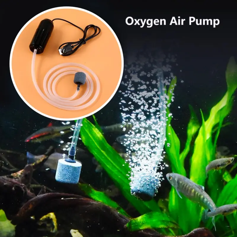 1 Set Aerator Serba Guna Plus POWER BANK 9.900 mah Siap Pakai Cocok untuk AQUARIUM Umpan Udang hidup mancing 2